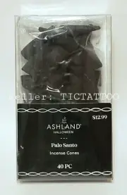Ashland PALO SANTO Scented INCENSE CONES 40ct Halloween NEW