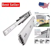 Heavy-Duty Ball Bearing Drawer Slides - Soft Close, 265lb Load Capacity, 30 Inch