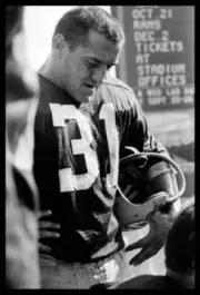 Green Bay Packers Fullback Jim Taylor during the St Louis Cardinal- Old Photo 23