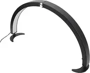 LED Half Moon Light, AU Plug 110‑240V 28in Remove Control 10 Level Dimming 2000LM Half Moon Nail Desk Lamp for Salon (Black)