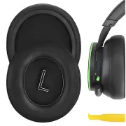 Geekria Protein Leather Ear Pads for Microsoft Xbox Wireless Headphones (Black)