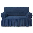 NICEEC Loveseat Slipcover Blue Loveseat Cover 1 Piece Easy Fitted Sofa Couch
