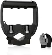 Back-Saving Tool Handle Labor-Saving Ergonomic Shovel or Rake Handle Attachment,Universal Fit(Black)