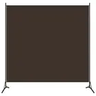 1-Panel Room Divider Brown 175x180 cm vidaXL