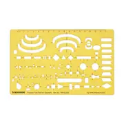 Electrical Drafting Process Flow Planner Template Drawing Stencil