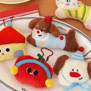 Cute Cartoon Fruit Plush Doll Toy Keychain Pendant Backpack Hanging Ornaments