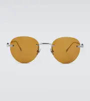 [Cartier Eyewear Collection] Cartier Eyewear Collection Pasha de Cartier round sunglasses One Size brown
