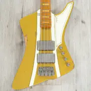 Sandberg Forty Eight Bass, Roasted Maple Fretboard, Hardcore Aged Gold