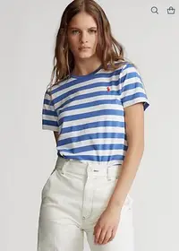 在飛比找Yahoo!奇摩拍賣優惠-Polo Ralph Lauren Striped Cott