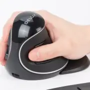 VERTICAL MOUSE - WIRELESS - NEW - Delux Gaming Bluetooth 2.4G Ergonomic 4000DPI
