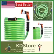 50 ft Durable Kink-Free Water Hose with Brass Connectors - Ideal for All Seasons
