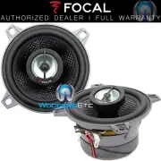 FOCAL 100CA1SG 4" CAR AUDIO 2-WAY ALUMINUM DOME TWEETERS COAXIAL SPEAKERS NEW