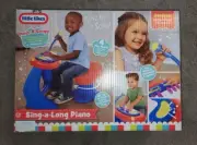 NEW! Little Tikes Sing-a-Long Piano Musical Keyboard w/Working Microphone