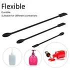 3Pcs Mini Silicone Spatula Set Lengthen Double End Makeup Scraper For Lip Gl NOW