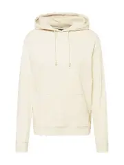 Cotton On Men Essential Fleece Pullover Hoodie in Ecru-Medium