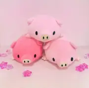 Mochi Mochi LIGHT PINK Piggy Pig Mini Plush 9'' Fukuya Round 1