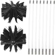 Yardenfun 1 Set Fireplace Chimney Brush Dryer Vent Cleaning Tool Drier Cleaners Dryer Duct Cleaner Dryer Vent Cleaning Brush Cleaning Chimney Dryer Lint Sweeping Tools Chimney Sweeping