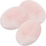 VICASKY 3Pcs Jade Eyelash Glue Holder Pad for Eyelash Extensions Smooth Surface Lash Glue Tray Practical False Lash Glue Storage Suitable for Easy Application and Grafting