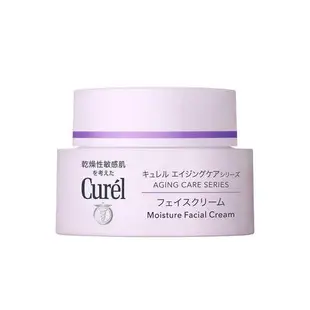 日本 KAO Curel 珂潤 逆齡彈潤特潤霜 40g 紫