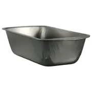 Tin Bread Loaf Bake Pan 8.5x4.5x2.5 Inches, Silver | Ships Fast