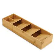 Joseph Joseph DrawerStore Bamboo Compact Cutlery Organizer
