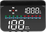 Heads Up Display for Cars, GPS Speedometer for Car, Universal Digital Speedometer HUD Display for All Vehicles, Plug and Play (M19)