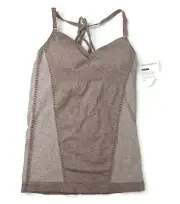 Athleta Allegro Support Tank Top Womens Small Sugarplum Mauve Strappy Back