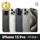 【Apple】S 級福利品 iPhone 15 Pro 512G(6.1吋)藍色鈦金屬