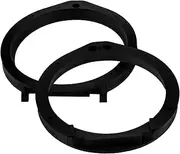 WEKADRIN 1 Pair Plastic Speaker Adapter Rings for Front Door Speakers Durable Car Audio Spacer for Enhanced Sound and Compatibility with Various Models