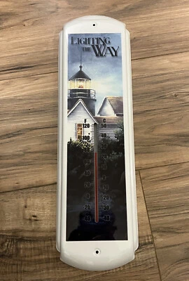 17" Lighting the Way Lighthouse Decor Thermometer / FREE SHIPPING