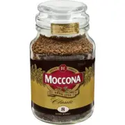 Moccona Classic Freeze Dried Dark Roast Instant Coffee Jar 200g