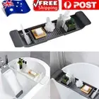 Adjustable Bath Tub Rack Bathroom Shelf Tidy Tray Storage Caddy DIY Organiser AU