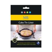 Nostik Reusable Non-Stick 20cm Round Cake Tin Liner Oven Baking Sheet Black