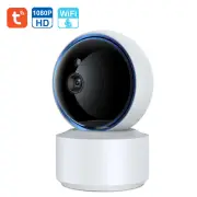 2MP Smart Tuya Security Camera Wireless PTZ IP Cam IR Night Vision Motion Detection Two-way Intercom Phone Remote Monito