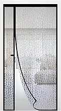 RELIANCER Magnetic Thermal Insulated Door Curtain,Waterproof EVA Door Cover,Left Right Side Opening,Fit Doors Size 34"x96",Self-Closing Insulated Doorway Curtain,Patio Auto Close Thermal Doors Screen