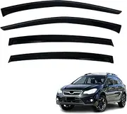 OAD4X4 Weathershields Compatible with Subaru XV G4X 2011-2017, Weather Shields Window Visors Wind Deflectors Sun Rain Guard 4PCS Set