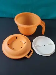 Tupperware Microwave Mini Rice Maker Steamer Ramen Oatmeal New Sale