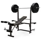 7in1 Weight Bench Press Multi-Station Home Gym Leg Curl Equipment Set Proflex