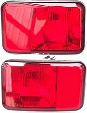 TDTAPN 1 Pair Car Rear Bumper Lamp Fog Lamp Tail Lamp Compatible for Jeep Wrangler 2007-2018 OEM: 55078104AC 55078105AC