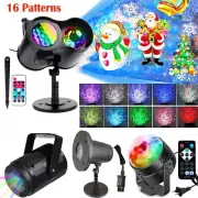 Christmas Halloween Holiday LED Laser Lights Projector Xmas Party Birthday Lamp