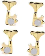 VINTORKY 4-string Bass Guitar Tuning Pegs 2r2l Metal Material Bass Replacement Parts Machine Heads