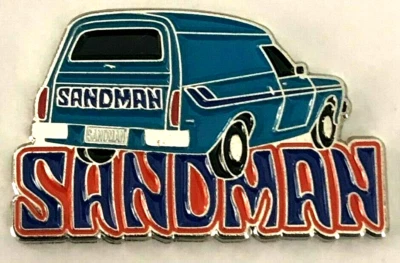 Blue Sandman panel van lapel/hat pin badge C010704