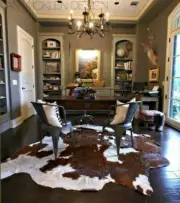 3XL GENUINE COWHIDE LEATHER RUGS TRICOLOR COW FUR SKIN CARPET AREA 36-44 SQFT