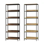 Oikiture Display Shelf 5 Tier Bookshelf Storage Shelves Bookcase