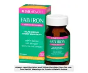 Fab Iron + Vitamin B Complex 60 Tablets