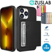 For Apple iPhone 13 Pro Max mini Case Zuslab Wallet Card Slot Shockproof Cover