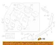 FIAT OEM 17-20 124 Spider Interior Trim-Access Panel 6LE81U0DAA (for: Fiat)
