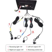 Car 360°reversing Rear View Camera for Vehicle Front/Side/Rear View Night Vision