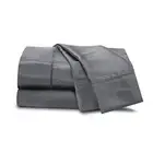 Satin Silk 3 Piece Bed Sheet Set - Sheet Set - 1 Fitted Sheet, 1 Twin Silver