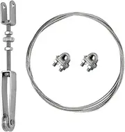 Trailer Hand Brake Cable Kit Adjuster Cable Clip Caravan Boat Mechanical Brake